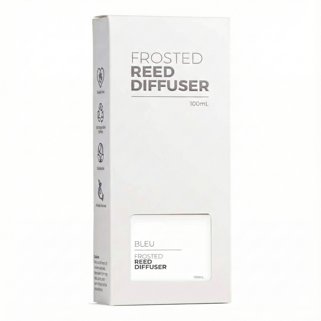 Bleu Frosted Glass Reed Diffuser