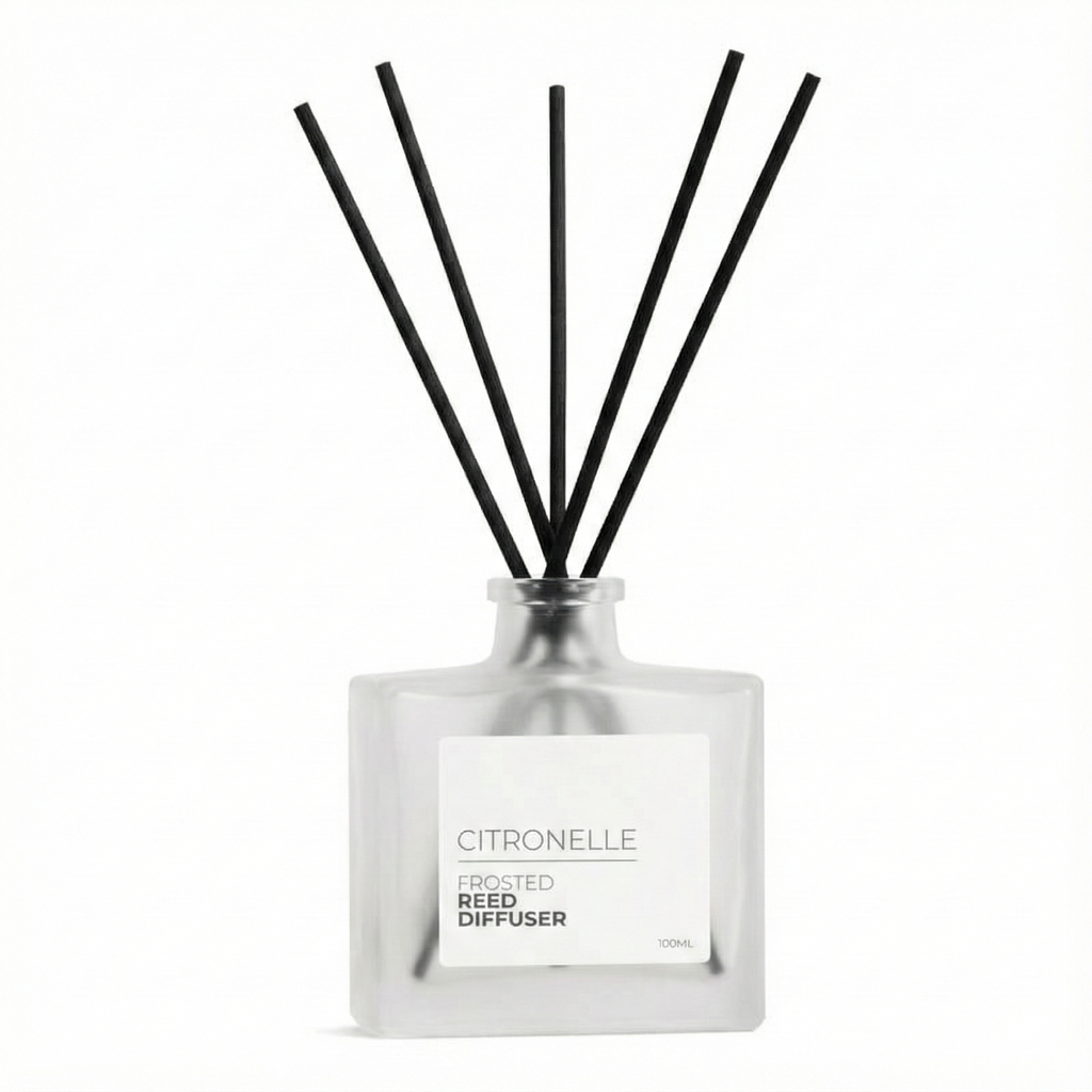Citronelle Frosted Glass Reed Diffuser