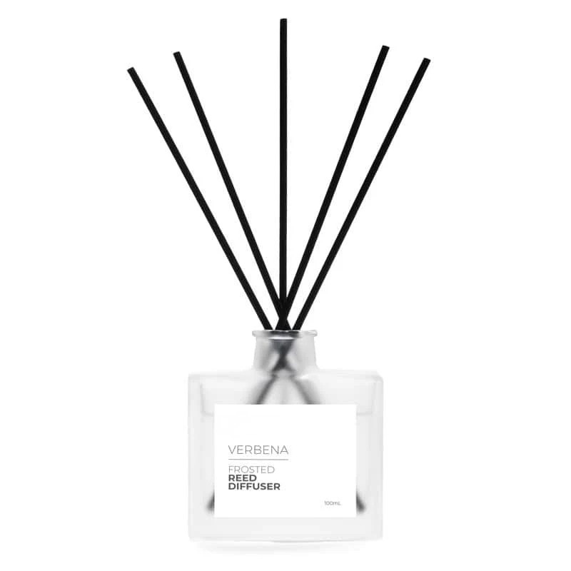 Verbena Frosted Glass Reed Diffuser