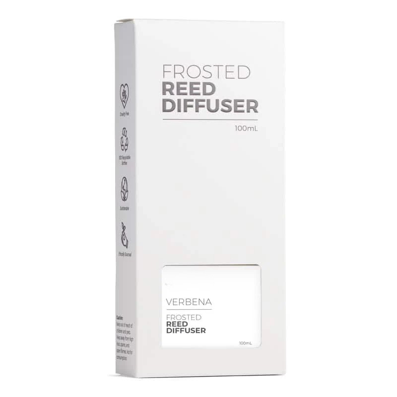 Verbena Frosted Glass Reed Diffuser